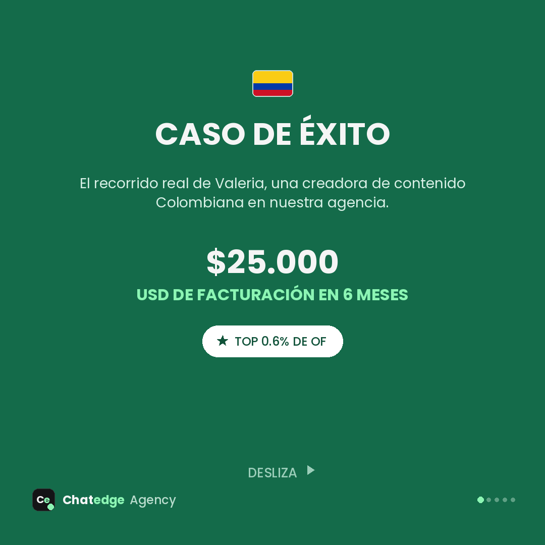 Caso de éxito Valeria: $25.000 USD en 6 meses